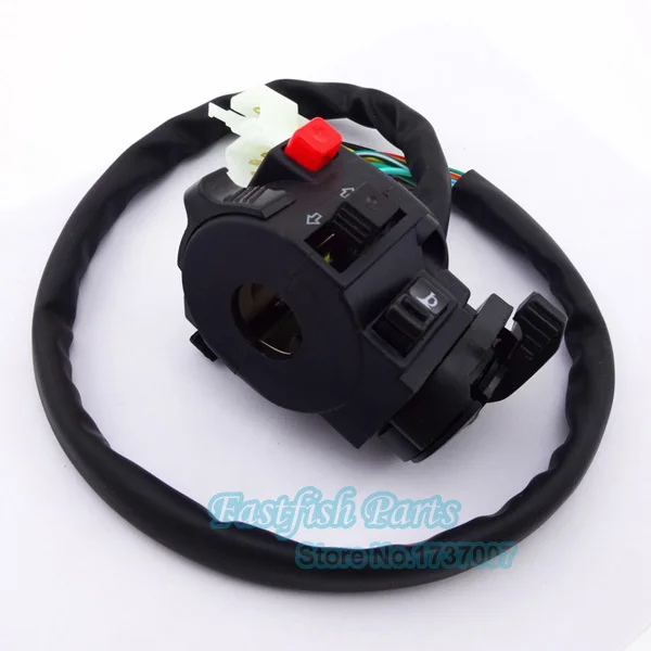 12 кабелей ATV ручка контрольный переключатель с дроссель в сборе w рычаг для 110cc 150cc