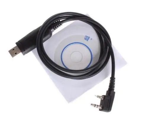 BAOFENG USB кабель для программирования для BAOFENG UV-5R UV-3R+ 888 S двухстороннее радио с драйвером CD