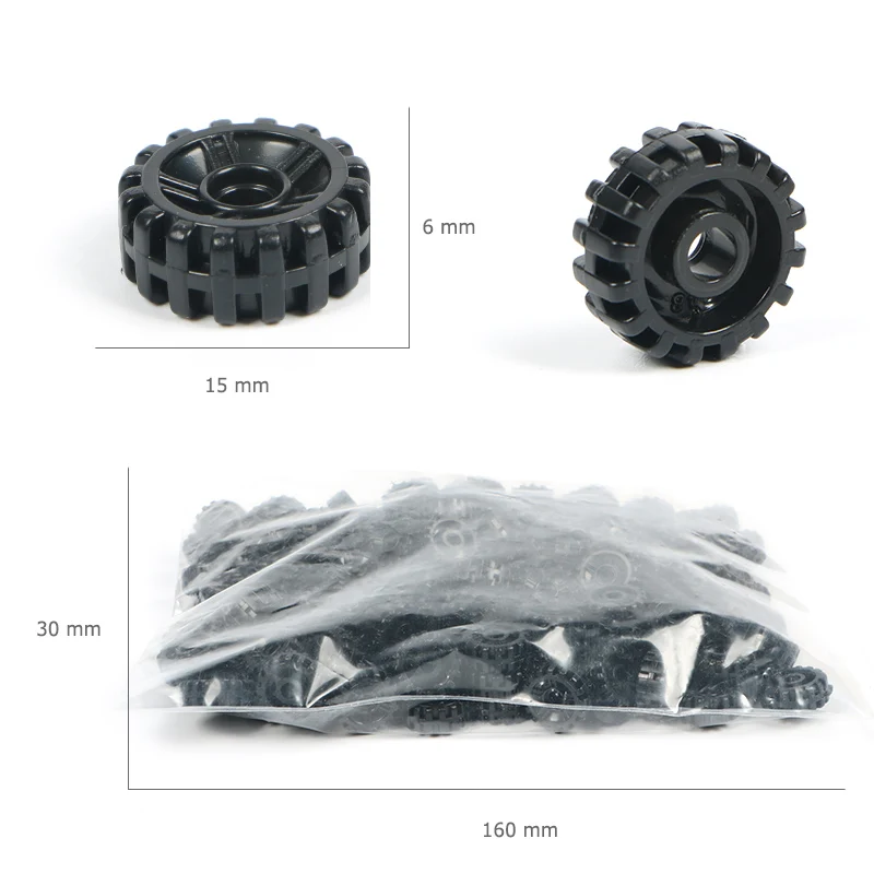 

100g/lot brick Car wheels Truck vehicle DIY Building Bricks Parts Compatible With Designer Toys Model Building Blocks Toys