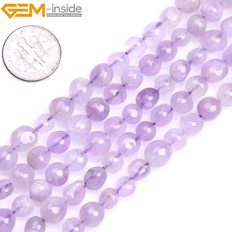 Бусины произвольной формы с драгоценным камнем 6x8 мм для изготовления ювелирных