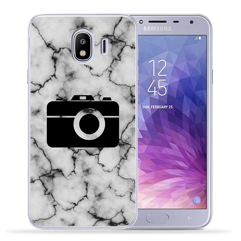 Роскошный чехол с мраморными буквами для samsung Galaxy J3, J4, J5, J6, J7, J8 Plus,,,, J2 Prime, чехол для телефона, чехол, Etui capinha funda