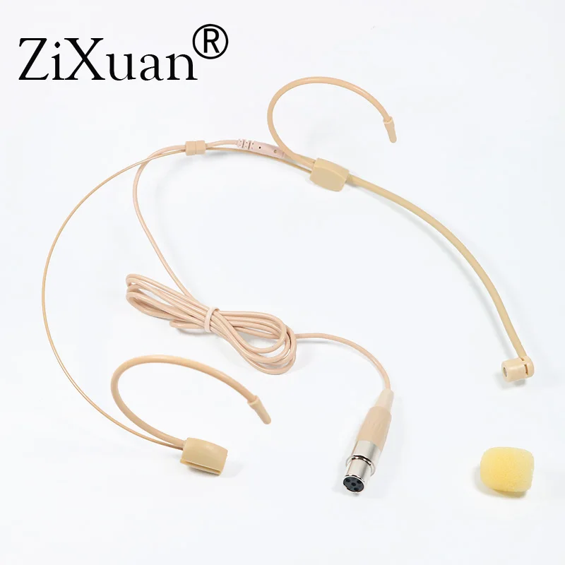 S 5 шт. повязка на голову однонаправленный микрофон для Shure Sennheiser AKG MiPro Audio-Technica 4Pin 3Pin TA4F 3,5 мм замок - Цвет: S