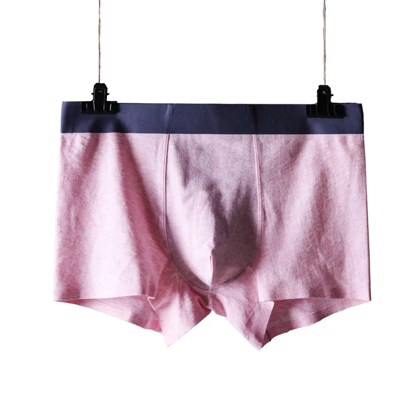 9908 pink 4 шт./лот, мужское нижнее белье, боксеры, шорты, мужские сексуальные трусы для мужчин, s трусы, Модальные, сетка, Cuecas, боксеры для мужчин, размера плюс, 4XL, 5XL - Цвет: 9908 pink