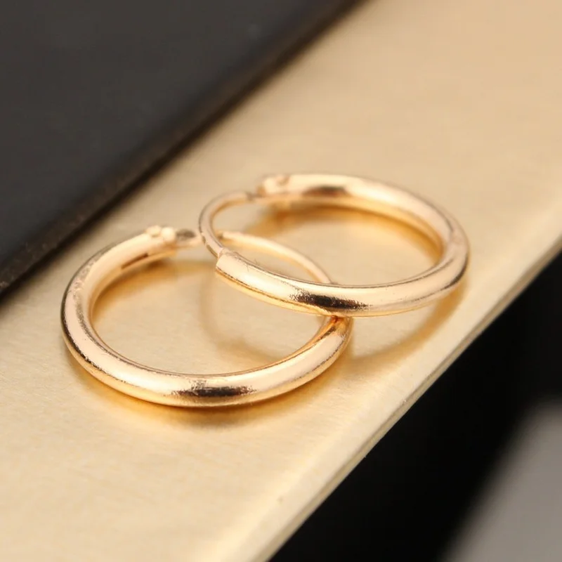 Mossovy Романтические Золотые серьги-гвоздики для влюбленных мужчин ювелирные