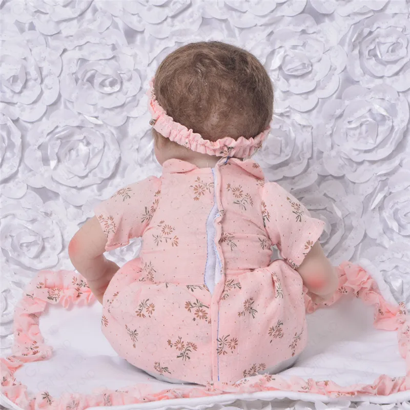 Reborn Baby Doll младенец получивший новую жизнь мягкая розовая принцесса куклы для