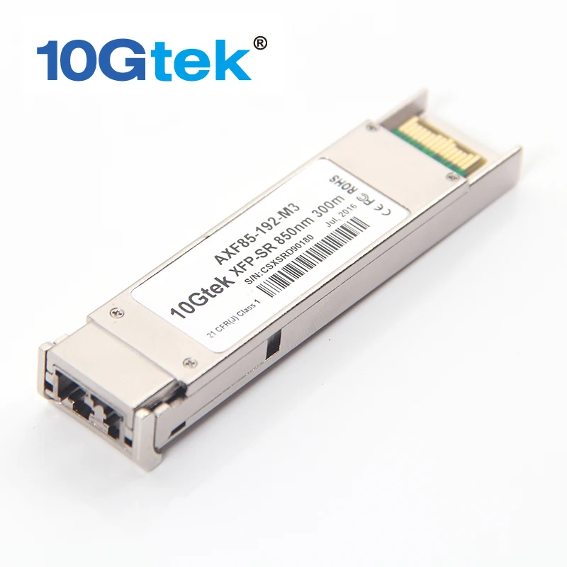 XFP 10G MM SR EX 10GE 10GBase модуль MMF 300 метровый 850nm оптический приемопередатчик|optical