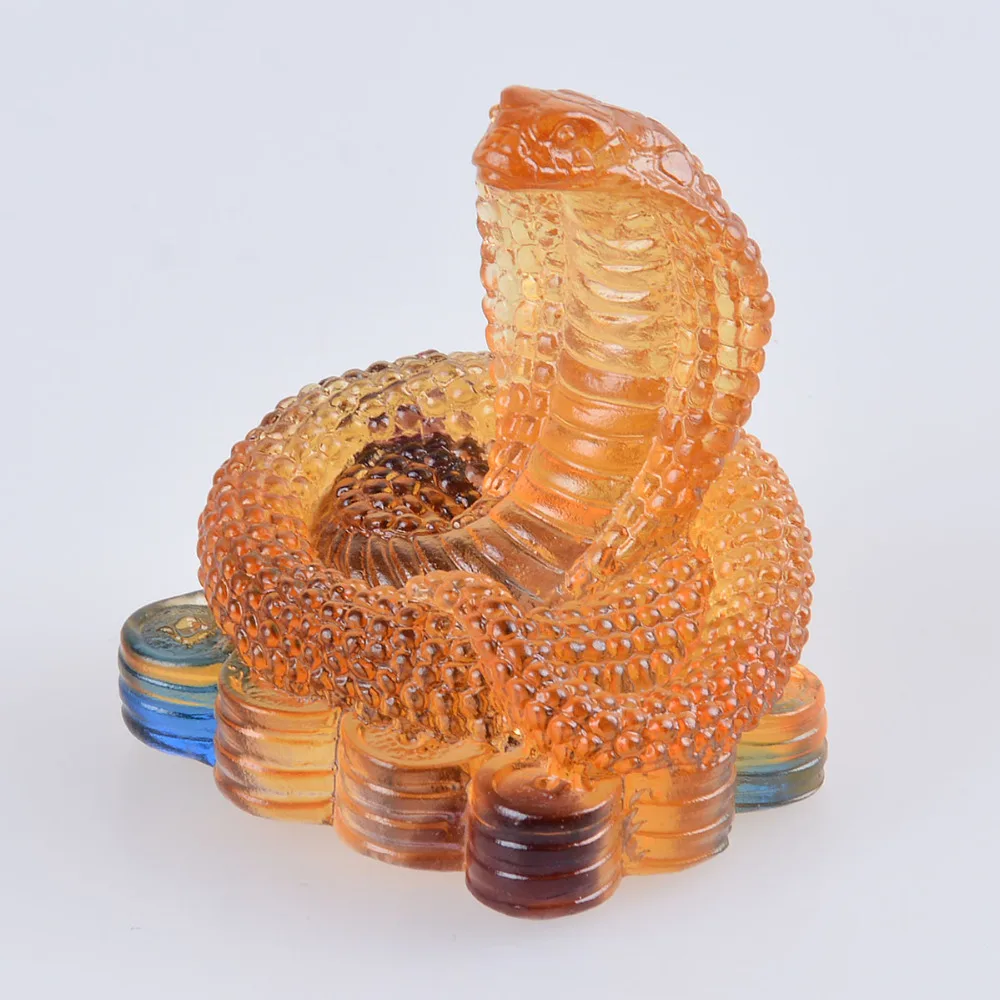 Liuli 12 Китайские знаки зодиака фигурка змеи пресс вес красивые предметы для
