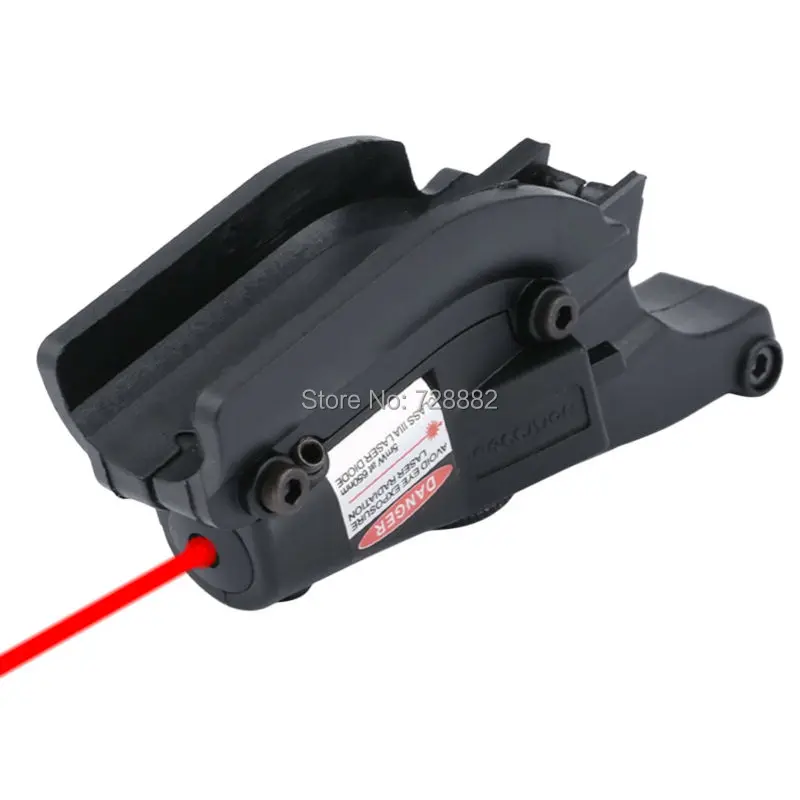 Тактический лазерный прицел с красной точкой и боковыми канавками для модели