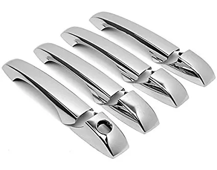 Хромированная боковая крышка ручки двери планки для 05-10 Chrysler 300 300C / 05-08 Dodge Magnum 4 с