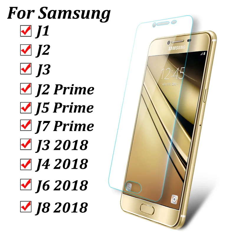 Защитное стекло для samsung j4 j8 2018 j1 j2 j3 j5 j6 j7 prime защитная пленка из закаленного