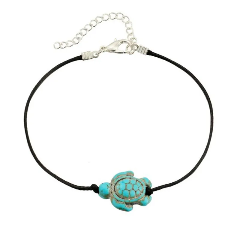 

Ankle Bracelet Foot Jewelry Retro Anklet For Women Girls Ankle Leg Chain Charm Sea Turtle Beads Bracelet Fashion Beach Jewelry