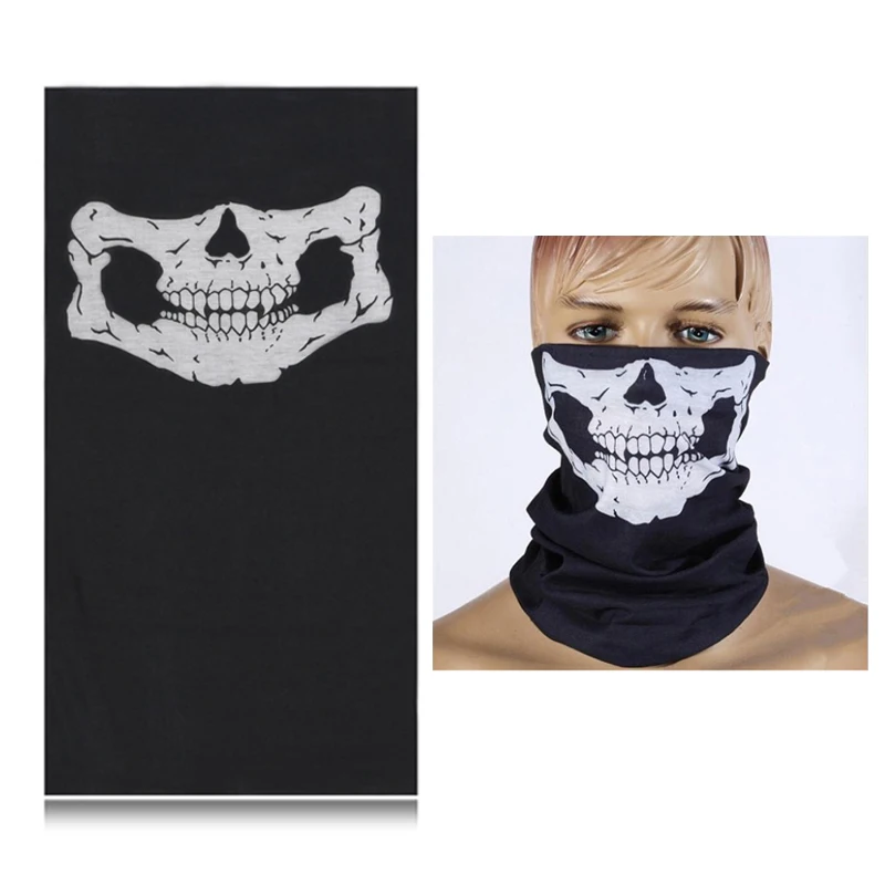 

Bicycle Bike Motorcycle Skull Mask Helmet Neck Face Mask Cosplay Accessories Outdoor Ski Sport Military Game Masks