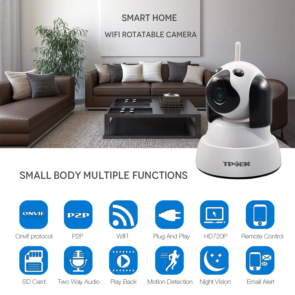 IP камера для домашней системы видеонаблюдения 720P Wi Fi|security camera wifi|home security wifiip |