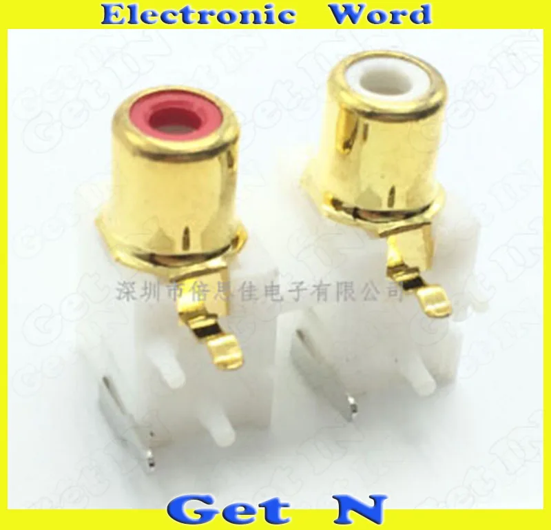 50 шт. разъёмы для аудио и видеокамер|smd white|smd pin |