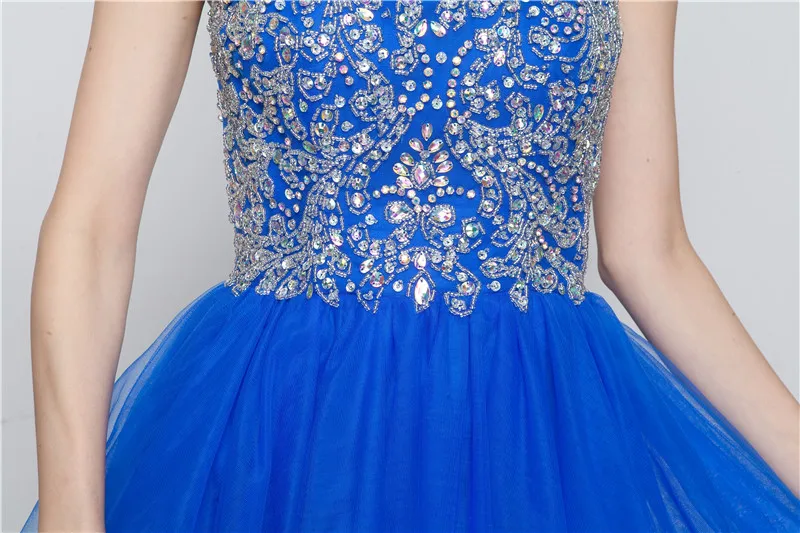 Красивые платья для подростков Vestido De 15 Anos Curto синие короткие платья для выпускного вечера недорогие Выпускные платья