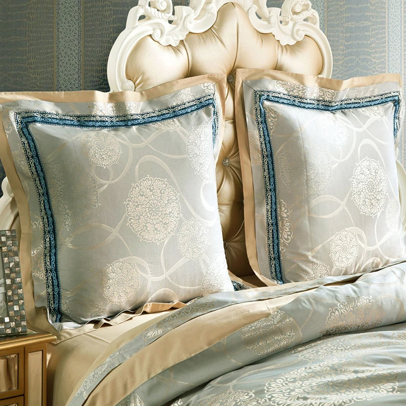 Атласные жаккардовые постельные принадлежности постельное белье мягкие и