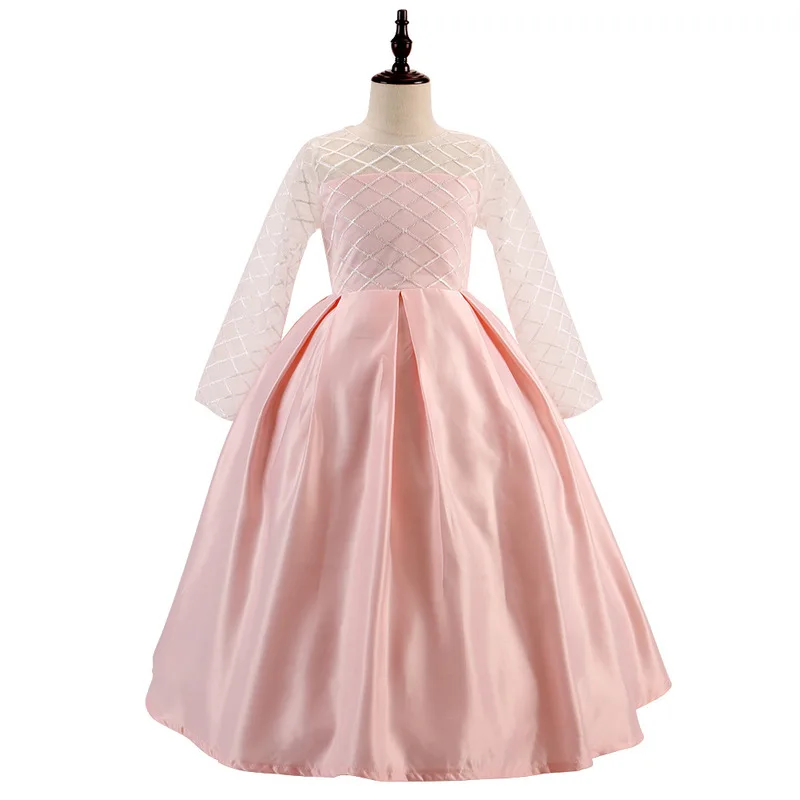 Платье для девочек AiLe Rabbit белое газовое платье принцессы детское Осень-зима 2019 |