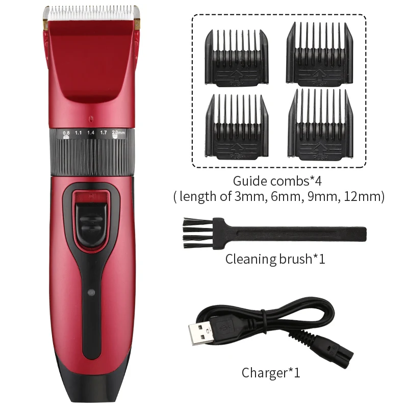 Мужская машинка для стрижки волос Домашний триммер зарядки Профессиональный