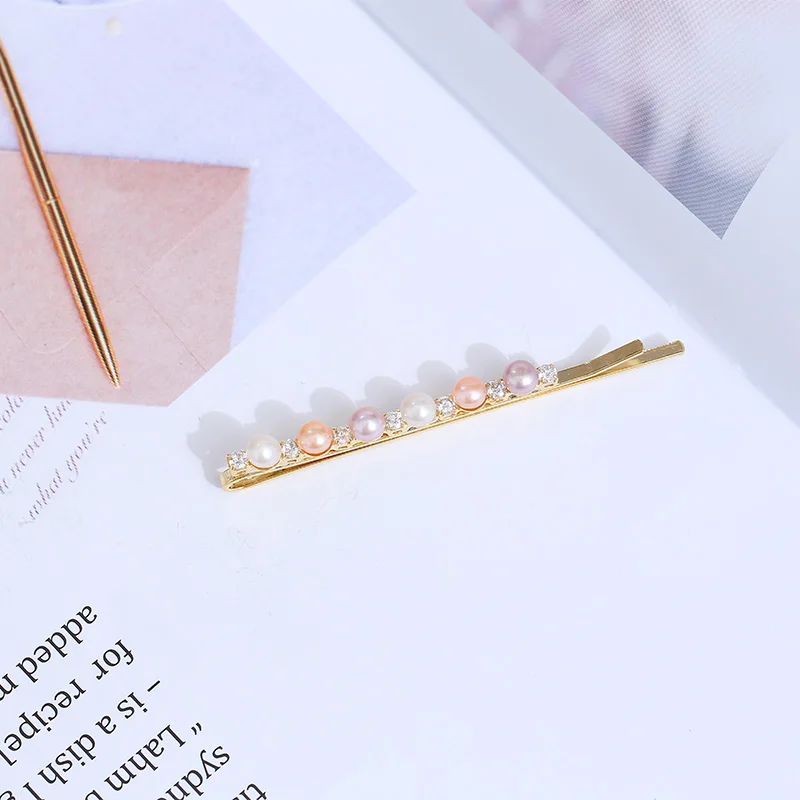 DAIMI жемчужное волос зажим аксессуар для натуральный шпилька с жемчужиной