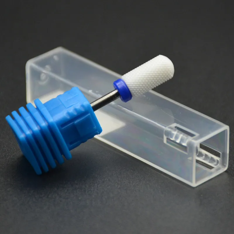 1PCS of blue M MAOHANG керамическая насадка для ногтей, сверло, фреза для электрической дрели, устройство для маникюра, аксессуар для удаления акрилового геля - Цвет: 1PCS of blue M
