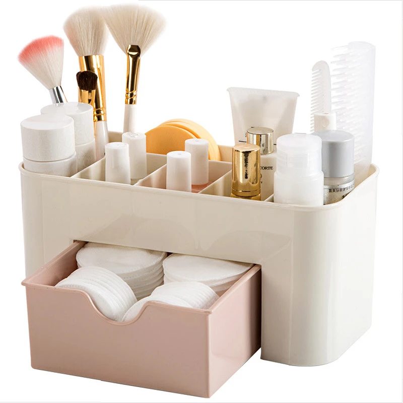 Desktop plastic drawer cosmetic storage box dressing table lipstick skin care products finishing rack ZP2261706 |
