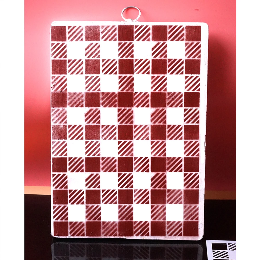 Трафареты в клетку для самостоятельной сборки 15 см | Дом и сад