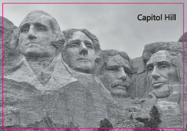 SOUVEMAG более Мин. Заказ $12 США Капитолий холм туристический металлический магнит на