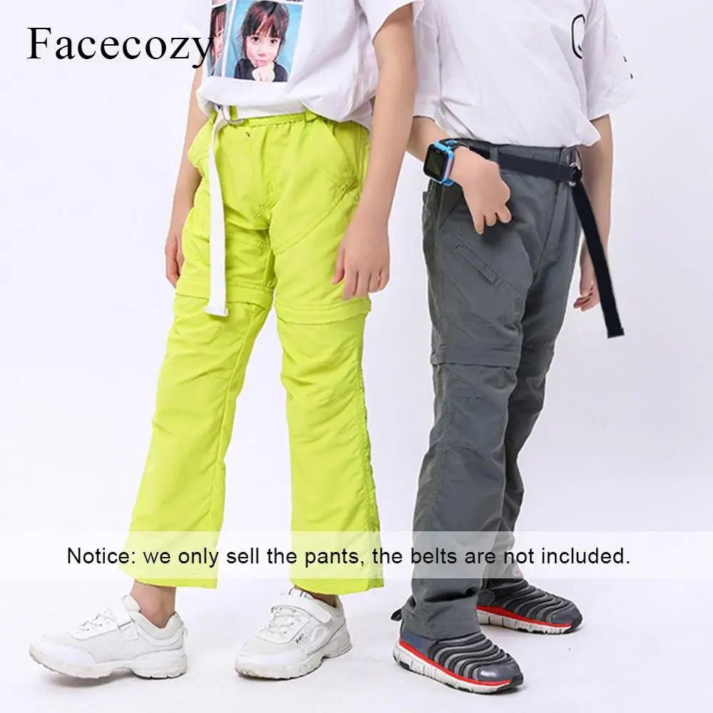 Детские шорты-трансформер Facecozy летние быстросохнущие штаны для кемпинга