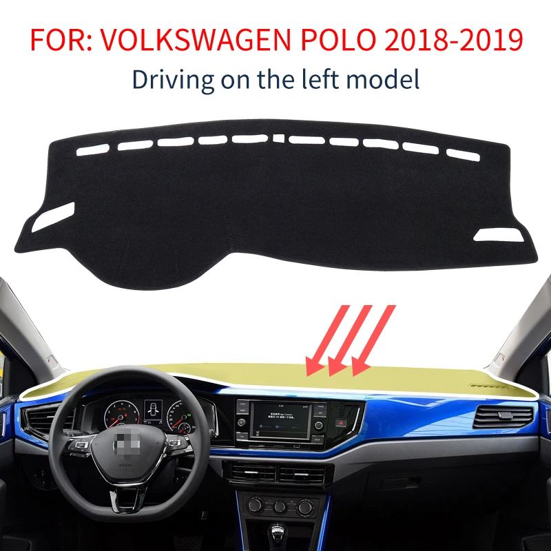 Коврик для приборной панели Smabee Dashmat Volkswagen VW Polo 2018 2019 GTI защита Солнцезащитная