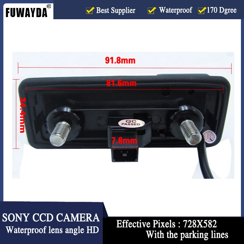 Камера заднего вида FUWAYDA Автомобильная камера CCD для Skoda Roomster Fabia Octavia Yeti superb Audi
