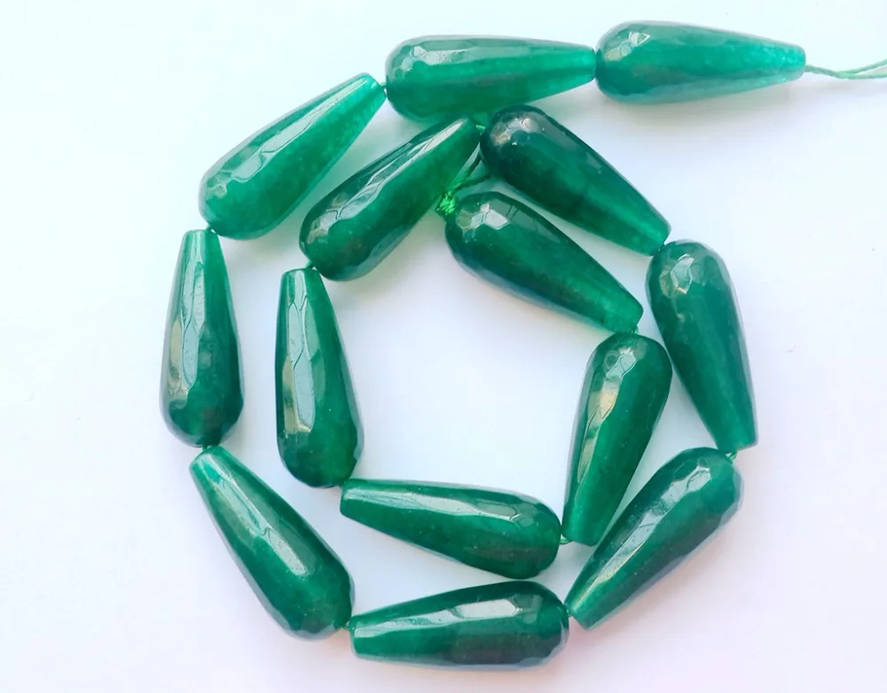 Разноцветные граненые украшения Jad e бисер 10*28 мм|beads red|jewelry beadsfashion beads |