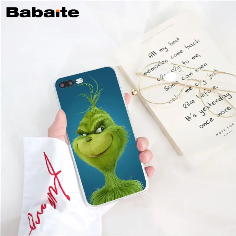 A2 Babaite How the Green ofMonster Grinch палантин чехол для телефона с рождественским рисунком для iphone 11 Pro 11Pro Max X XS MAX 6 6S 7 8Plus 5 5S XR - Цвет: A2