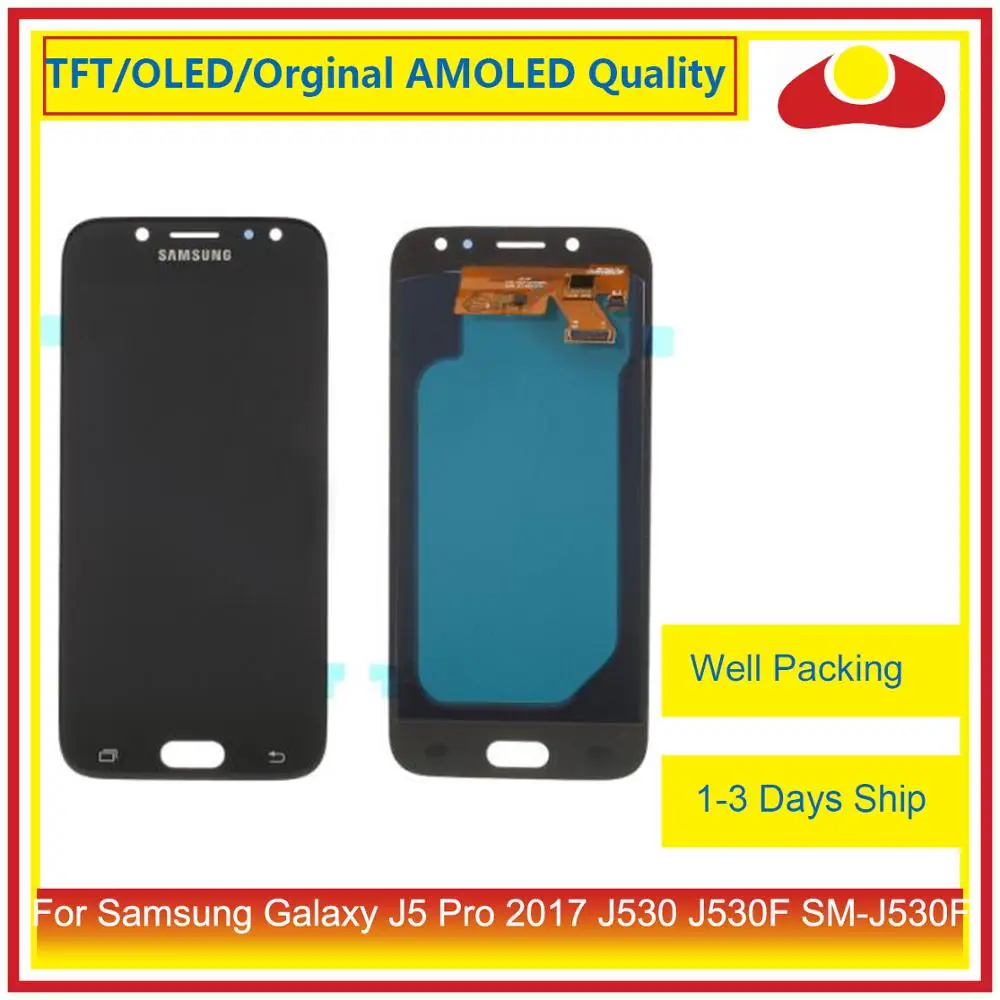 10 шт./лот для Samsung Galaxy J5 Pro 2017 J530 J530F искусственный ЖК дисплей с сенсорным экраном