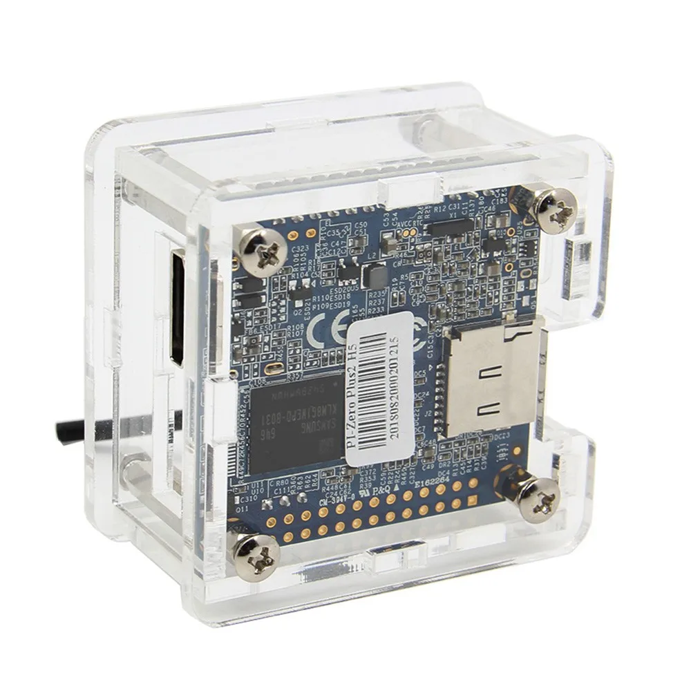 Оранжевый Pi Zero Plus2 акриловый чехол/прозрачный корпус/защитный корпус набор для Orange Pi Zero Plus2/Plus2