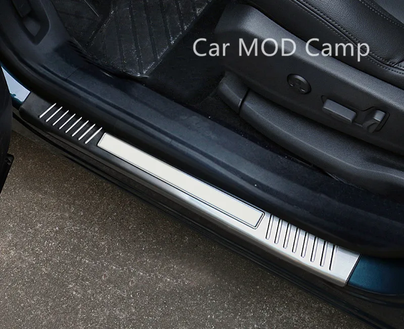 

Наружная Накладка на порог для Peugeot 5008 5008 GT 2017 2018 2019 из нержавеющей стали, 4 шт., Стайлинг автомобиля