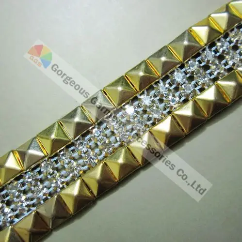 Винтажная с кристаллами хрусталя ручной работы отделка SS19 камнями 8 мм