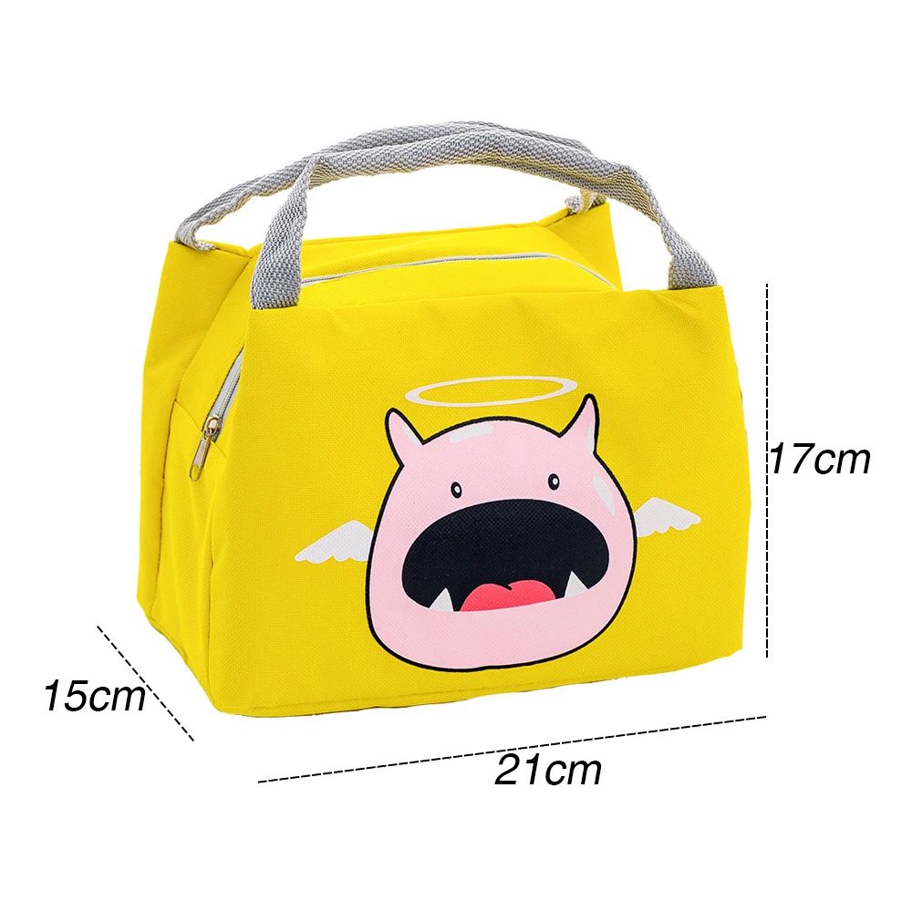 Мультяшная милая сумка для ланча женщин и девочек детская термоизолированная