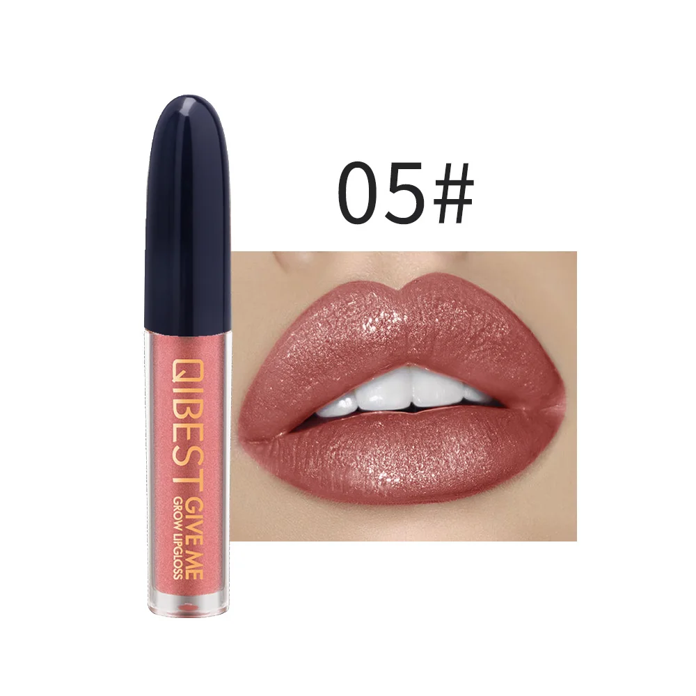 05 18 colors Lipgloss Sexy Liquid Lip Gloss non-stick cup lip gloss Glitter Flip liquid Long Lasting Waterproof makeup cosmetics - Цвет: 05