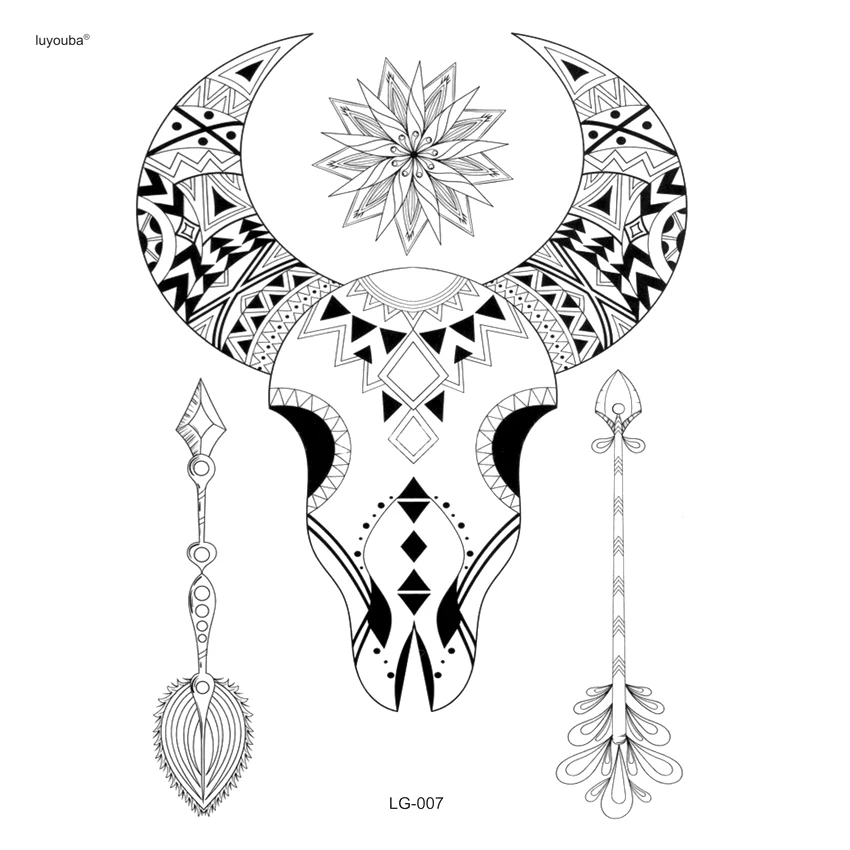 

20pcs Tribal Totem Temporary Tattoo Sticker Waterproof Tatoo Wizard's hat and staff Flash Tattoo Kids Faux Tatouage Tatoo
