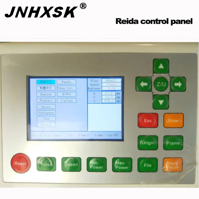 Панель управления JNHXSK Ruida для лазерной маркировочной машины RDC6442S/RDC6442G станка