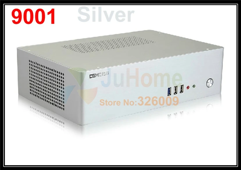 Чехол HTPC ITX Mini с мощностью 200 Вт USB3.0 HDD 3 5 дюйма 2 слота PCI алюминиевый чехол для