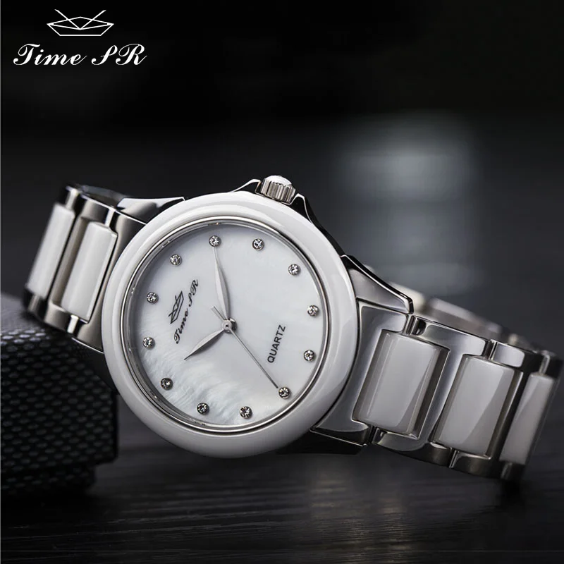 JIME PR часы женщины Простой кварцевые Водонепроницаемость элегантные для девушку