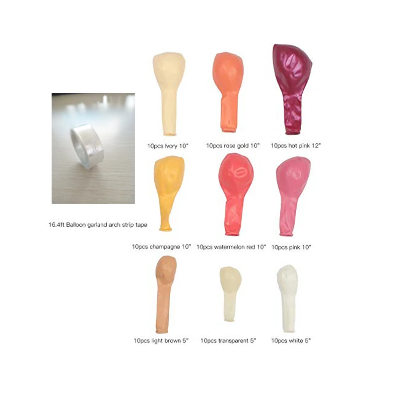 Гавайский воздушный шар гирлянда Набор Свадебные украшения поставки | Дом и сад