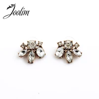 joolim jewelry wholesale2015 vintage clear crystal stud earring fashion earring women earring good quality