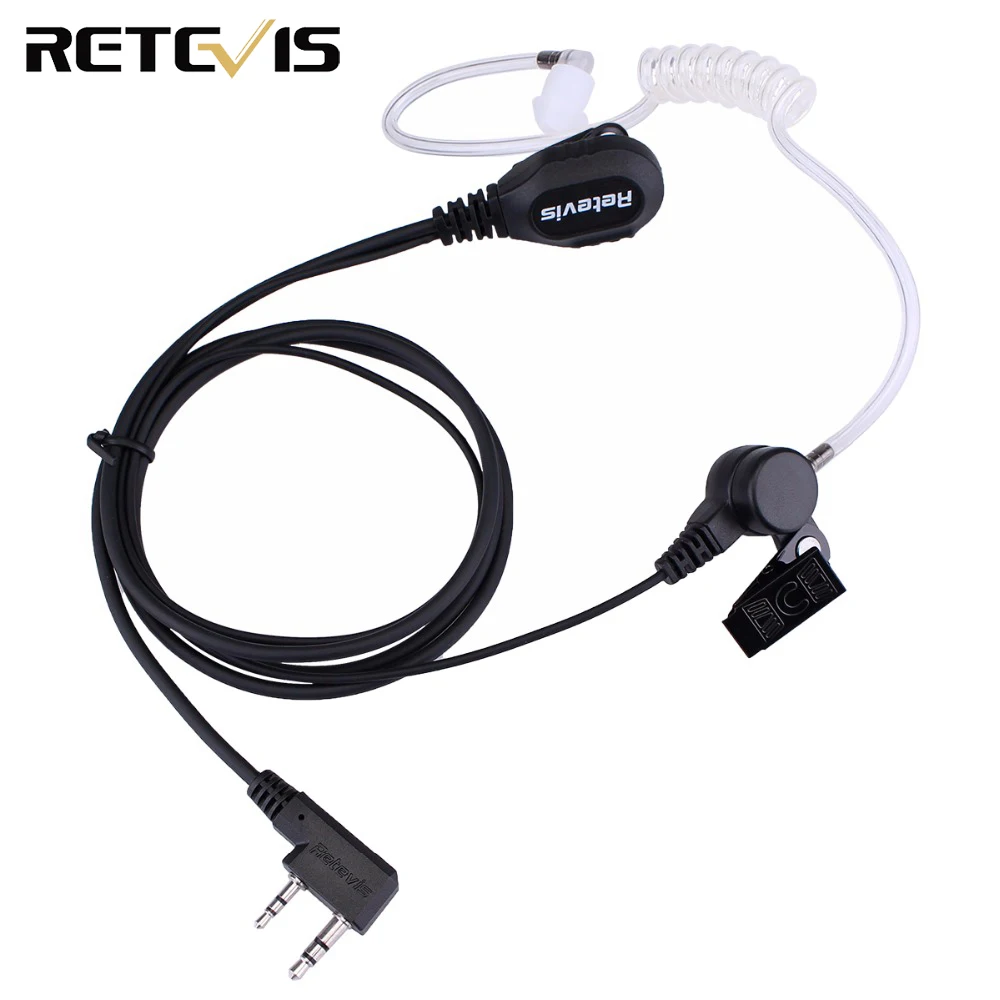 Retevis RE 2322 Air акустический трубчатый наушник для RT3 RT3S TYT MD 380 DMR Radio Walkie Talkie J9110A|walkie