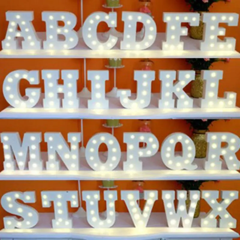 Принтом английского алфавита светодиодный светильник милые теплые тапочки на Diy