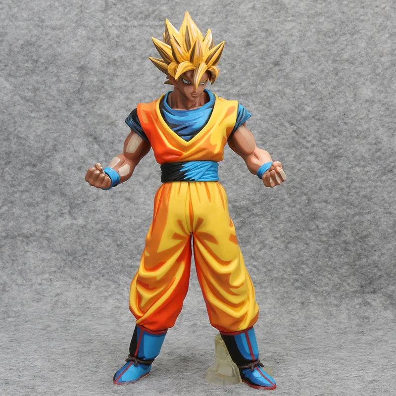 2203 yellow goku bag MSP Dragon Ball Z Master Stars Piece Son Goku Manga Dimension gohan Super Saiyan Vegeta PVC dragonball Action Figures model toy - Цвет: 2203 yellow goku bag