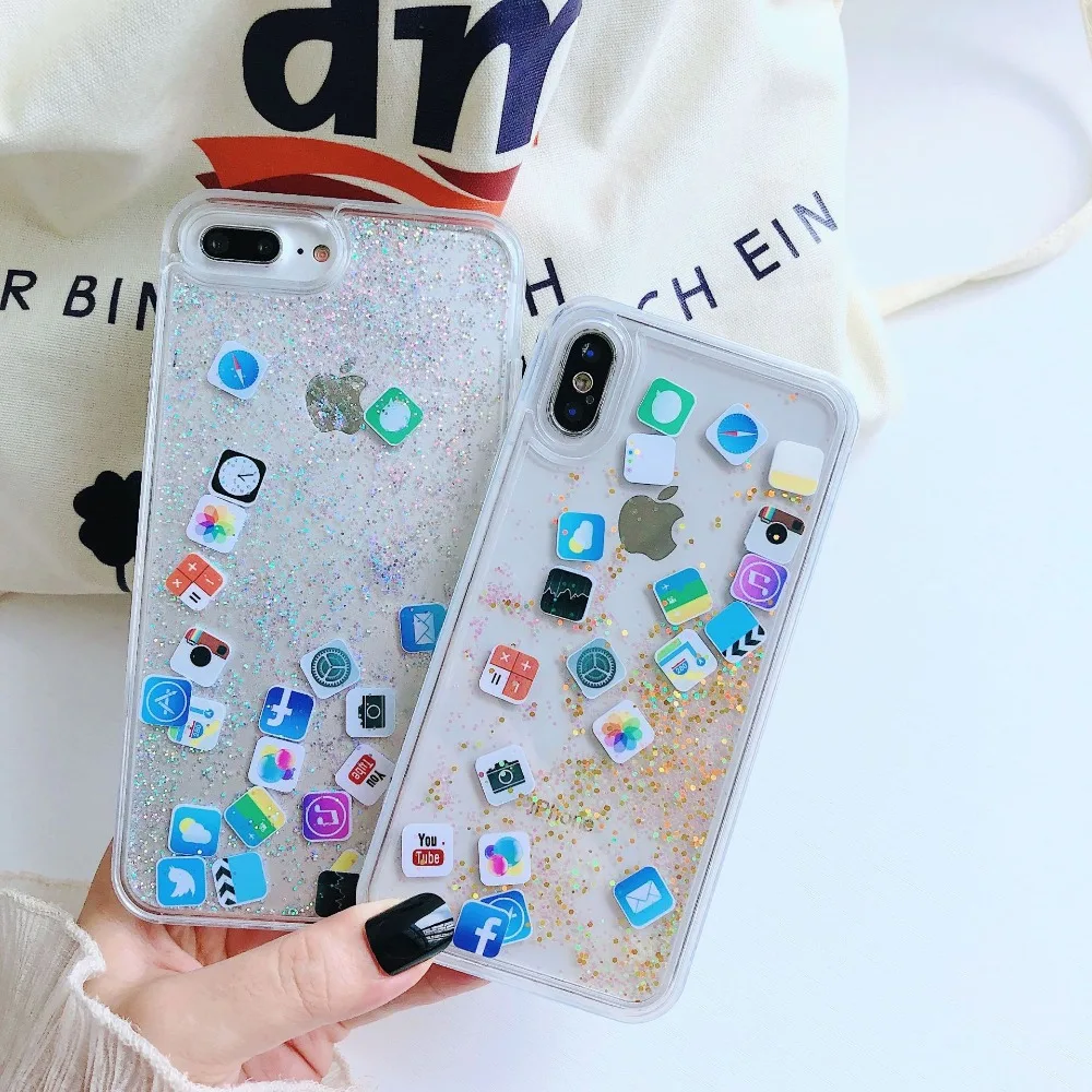 Чехол для iphone 6 S 7 8 Plus X XR XS Max милый прозрачный чехол телефона |