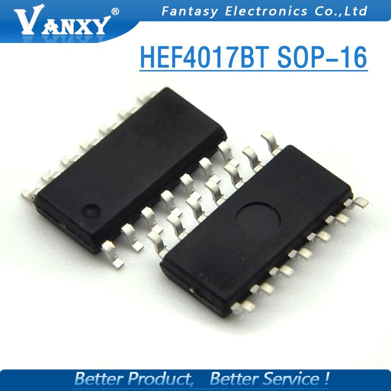 10 шт. HEF4017BT SOP14 HEF4017 SOP HCF4017 SMD CD4017BM Новый и оригинальный IC | - Фото №1