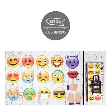 Let's Go Trip memo pad Sticky Notes Escolar Papelaria наклейка-закладка для школьных принадлежностей - Цвет: 02